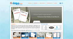 Desktop Screenshot of dogusmatbaa.com.tr